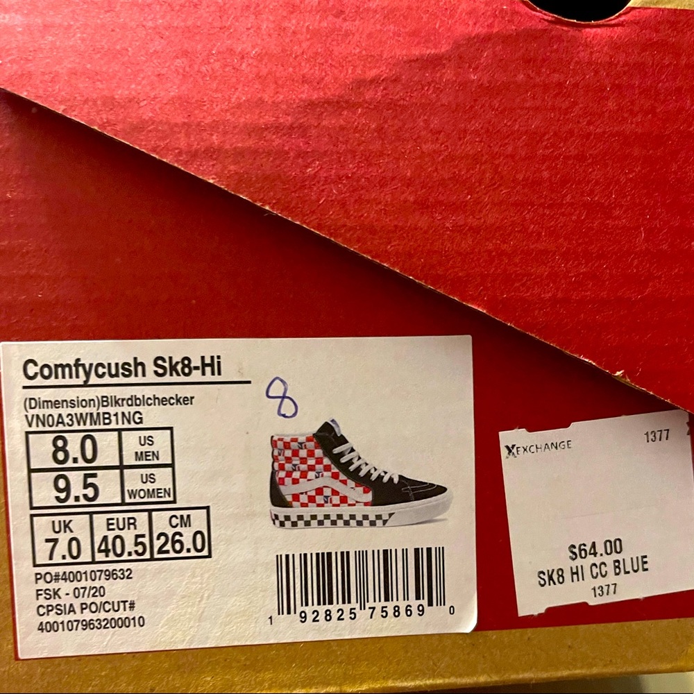 Sk8-Hi Vans - Brand new!